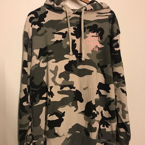 Anti social camo pullover - Picture 2 of 2
